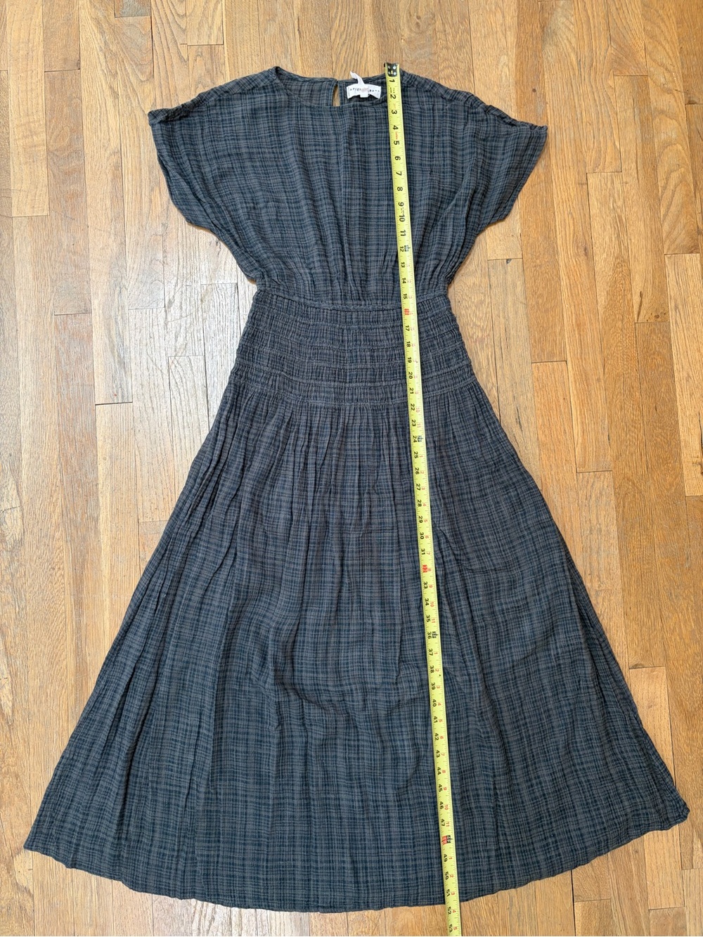 Apiece Apart Mana Midi Dress - Charcoal XS - Picture 6 of 12